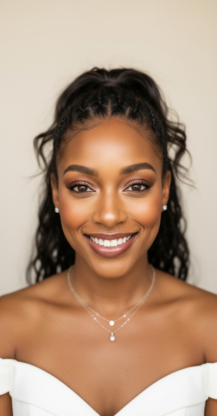 After Messy Ponytail